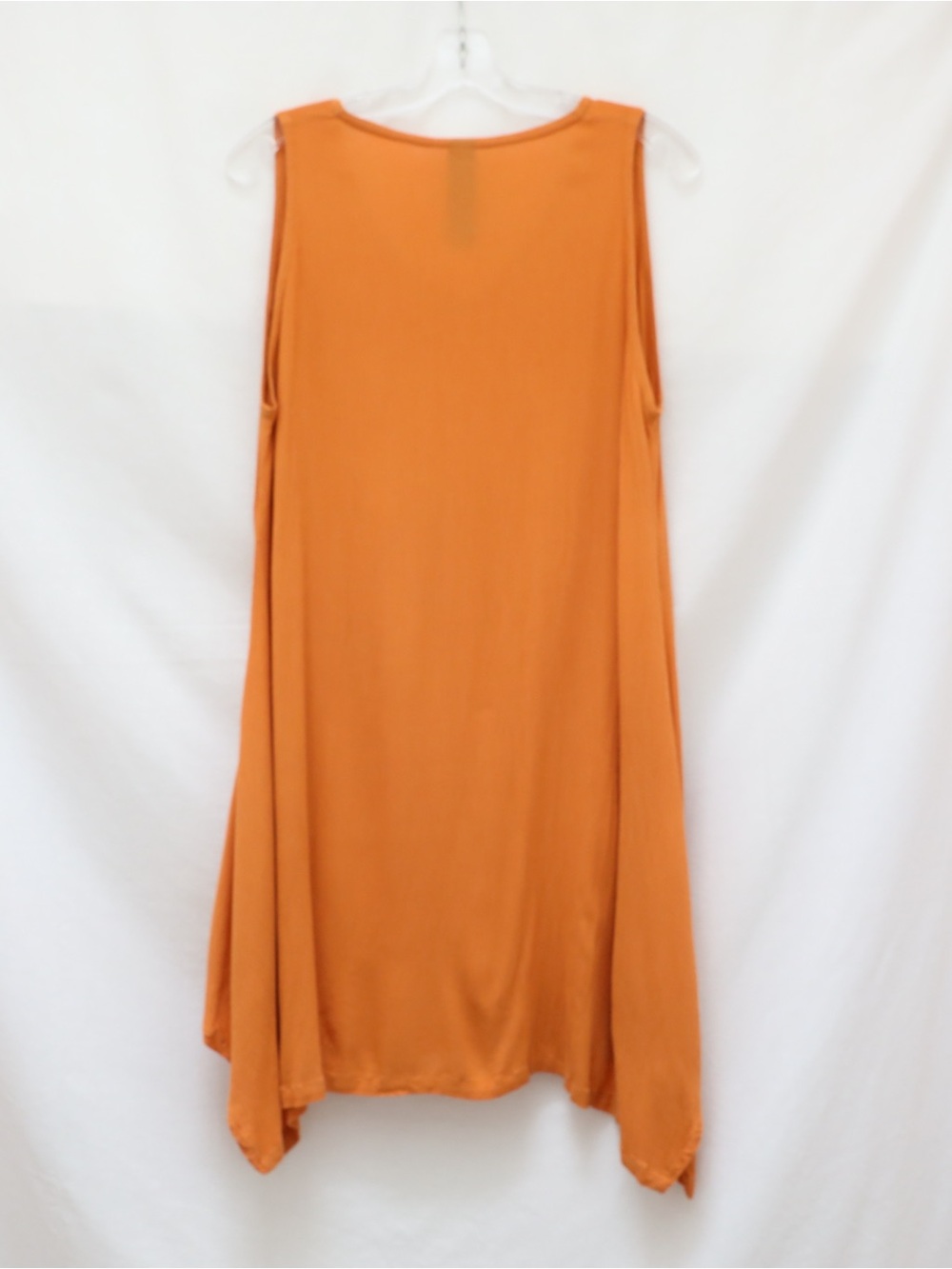 Kaliyana Sleeveless Asymmetric Top Lagenlook 2 Canadian Artsy Unique mustard new - Picture 3 of 6